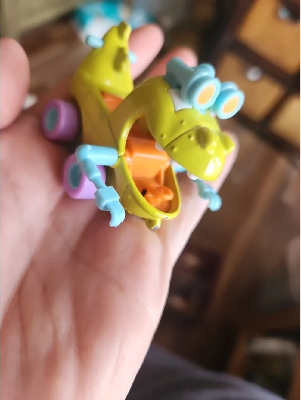 Hot Wheels Rugrats Reptar Wagon nickelodeon Metal Diecast Car Model 1/64!.
